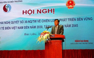 HỘI NGHỊ TRIỂN KHAI NGHỊ QUYẾT SỐ 36-NQ/TW VỀ CHIẾN LƯỢC PHÁT TRIỂN BỀN VỮNG KINH TẾ BIỂN VIỆT NAM ĐẾN NĂM 2030, TẦM NHÌN ĐẾN NĂM 2045