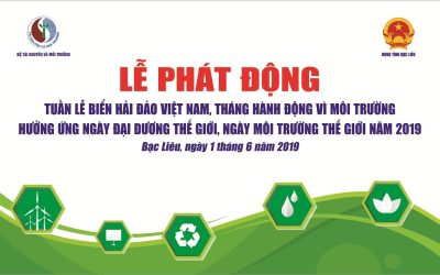 Lễ phát động Ngày MTTG và Ngày Đại dương thế giới 2019 tại Bạc Liêu