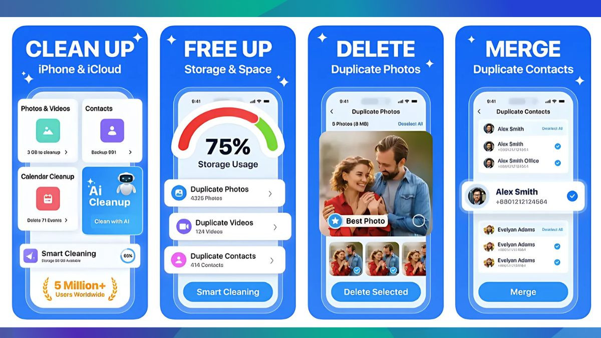 App dọn rác iPhone mạnh mẽ Cleaner - Clean Duplicate Item