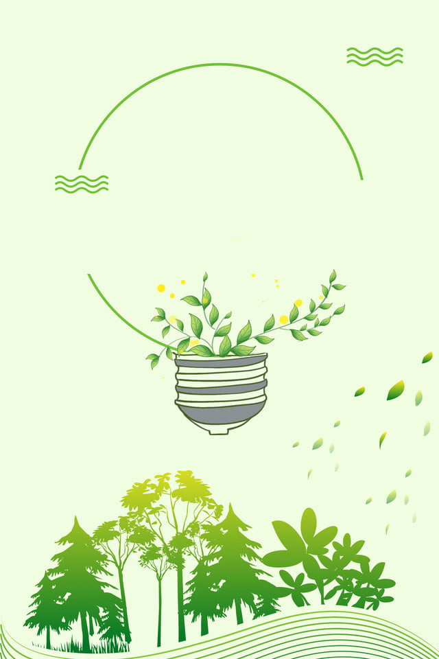 Background năng lượng xanh bảo vệ môi trường với hình ảnh năng lượng mặt trời và tuabin gió