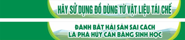 Băng rôn tuyên truyền bảo vệ môi trường trong sự kiện cộng đồng