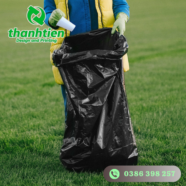 Bao đựng rác loại lớn thu gom rác thải môi trường