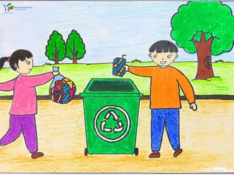 Bé vẽ tranh bảo vệ môi trường: Nâng cao nhận thức về các vấn đề môi trường