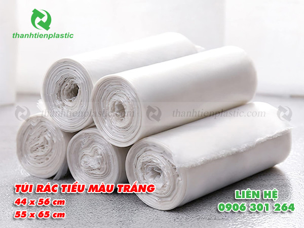 Bịch đựng rác size tiểu màu trắng