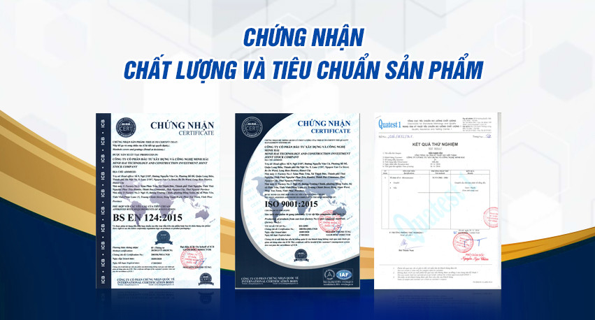 Biểu đồ minh họa các cấp tải trọng tiêu chuẩn BS EN 124 của lưới chắn rác hố ga