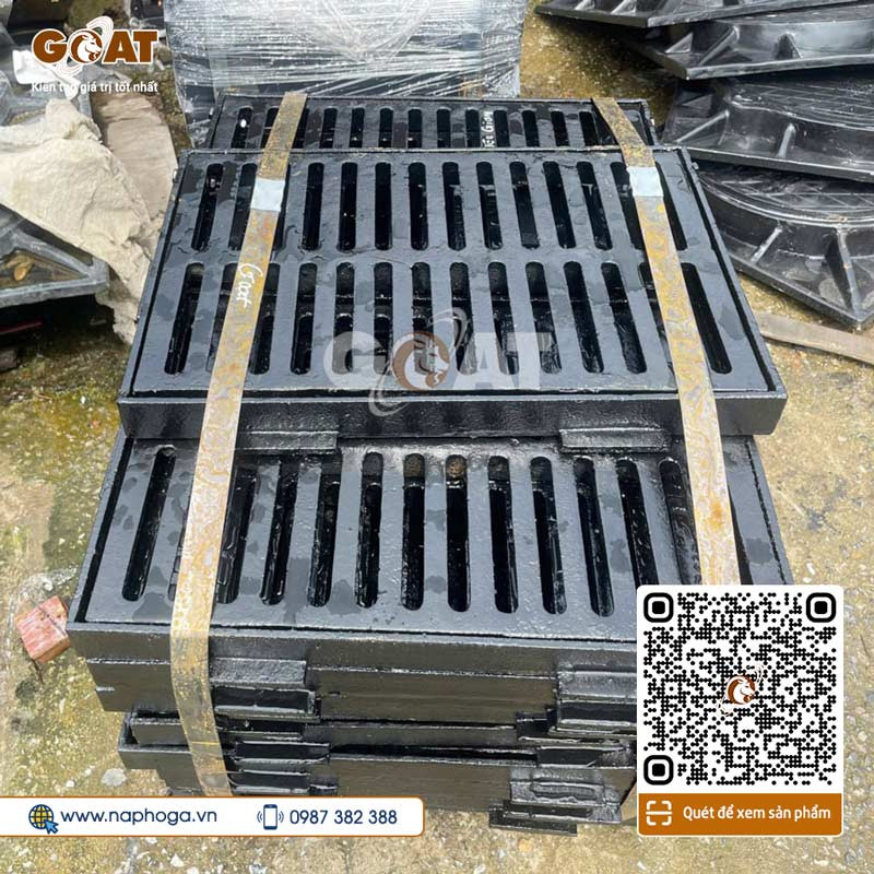Bộ song chắn rác gang chân chìa