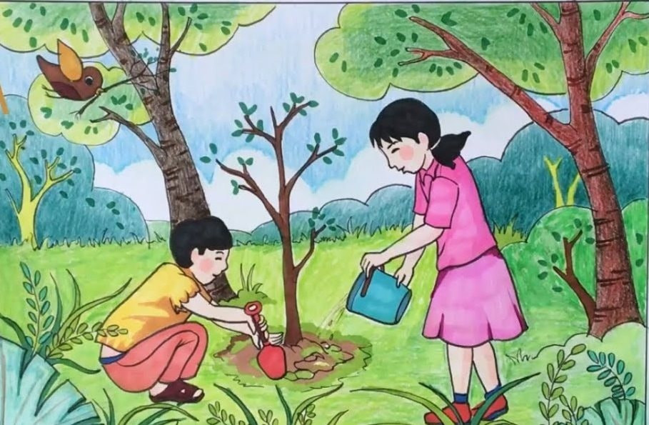 Bộ sưu tập tranh ảnh bảo vệ môi trường, đa dạng các thông điệp và phong cách nghệ thuật.