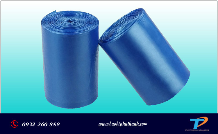 Bọc đựng rác cuộn màu xanh lá