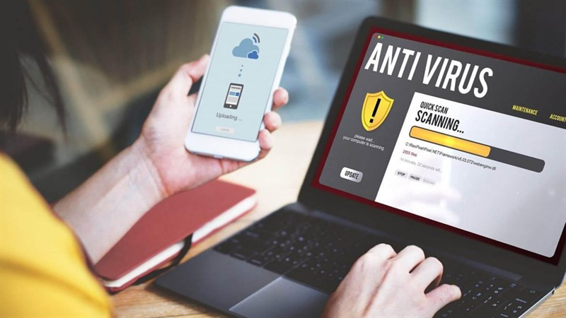 Các biện pháp bảo vệ điện thoại khỏi rủi ro virus và rác, minh họa tầm quan trọng của việc quản lý thiết bị hiệu quả