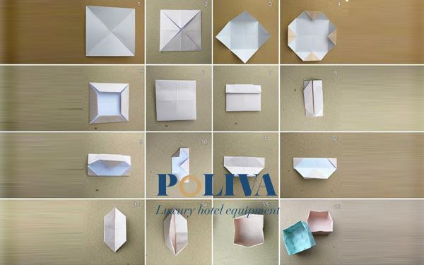 Các bước gấp thùng rác bằng giấy Origami đơn giản nhất