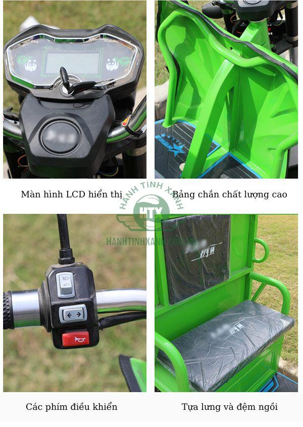 Các đặc điểm cấu tạo xe điện chở rác chi tiết