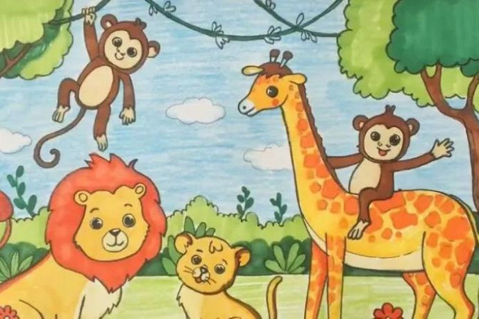 Các loài vật sống chan hòa và hạnh phúc trong môi trường tự nhiên của chúng, minh họa cho sự cân bằng sinh thái