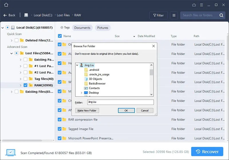 Cách lấy lại file đã xóa bằng lệnh Windows File Recovery