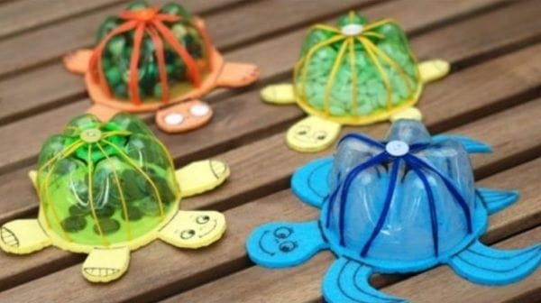 Cách tái chế chai nhựa thành con rùa biển độc đáo, bảo vệ môi trường