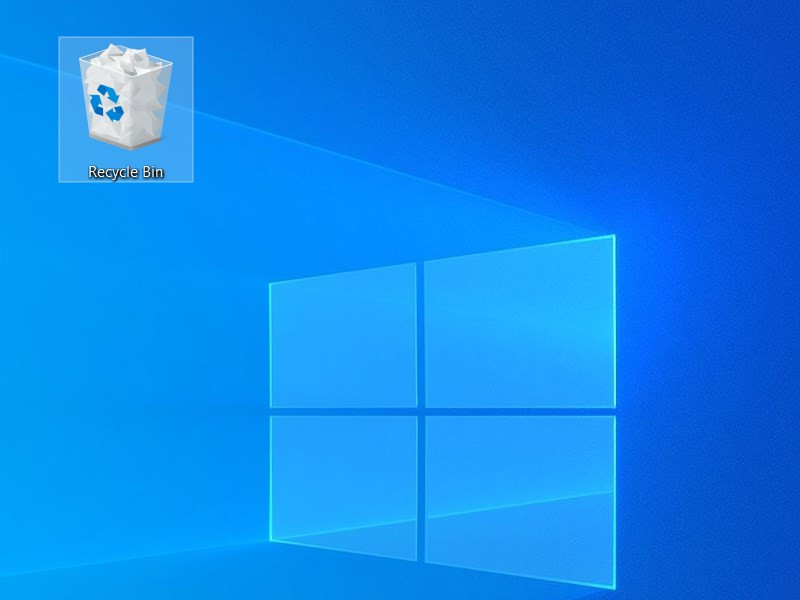 Cài đặt hiển thị thùng rác trên màn hình desktop Windows 10 để tìm thùng rác trong máy tính