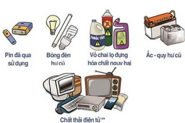 Chất thải nguy hại cần được phân loại cẩn thận để bảo vệ môi trường và hỗ trợ tái chế rác vô cơ an toàn