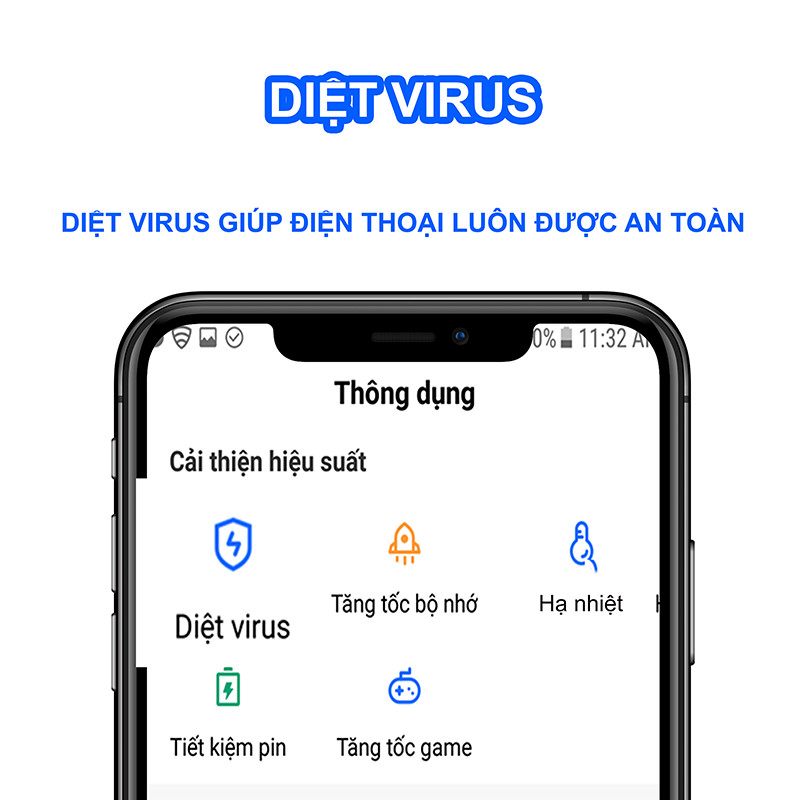 Chức năng diệt virus mạnh mẽ trên iClean