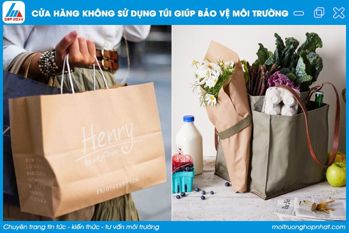 Cửa hàng khuyến khích dùng túi riêng, thúc đẩy ý tưởng sáng tạo bảo vệ môi trường không rác thải