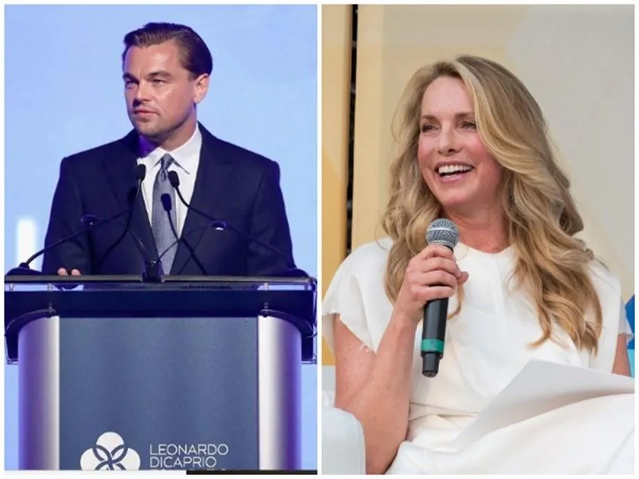 Diễn viên Leonardo DiCaprio và Laurene Powell Jobs, những người đồng sáng lập allintitle:tổ chức bảo vệ môi trường Earth Alliance