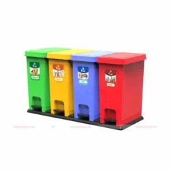 Giải pháp phân loại với 4 loại thùng rác riêng biệt