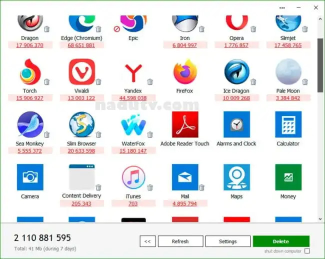 Giao diện Wipe Pro giúp xóa file rác máy tính hiệu quả