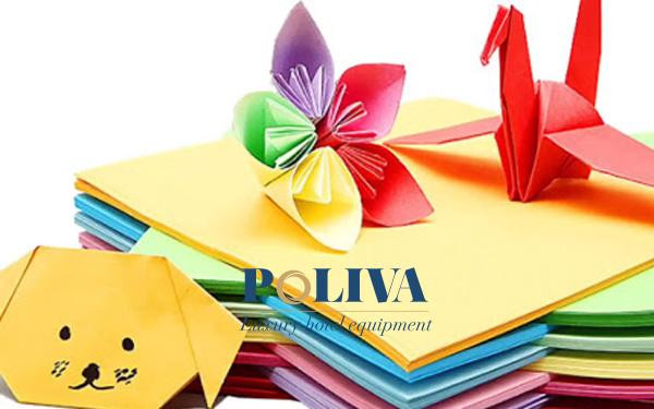 Giấy Origami được nhiều người chọn làm sản phẩm DIY
