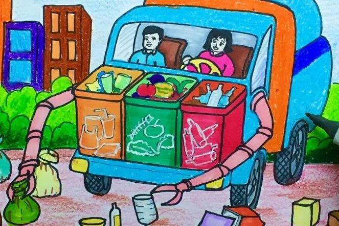 Hai cô chú công nhân dọn rác, biểu tượng của nỗ lực làm sạch môi trường đô thị