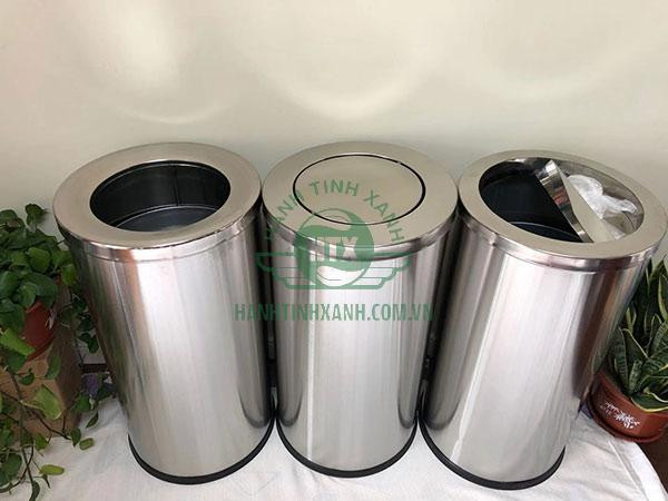 Hành Tinh Xanh cung cấp đa dạng mẫu mã thùng rác inox nắp lật
