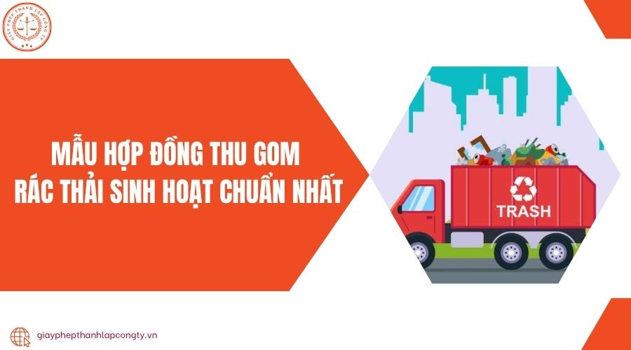 Hình ảnh minh họa các điều khoản trong hợp đồng thu gom rác thải sinh hoạt