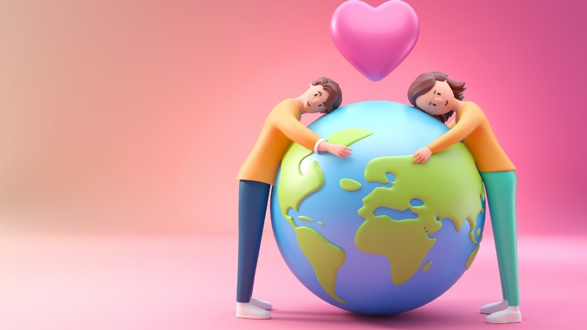 Hình ảnh một chiếc lá cây non đang vươn mình, biểu tượng cho sự tái sinh và nỗ lực không ngừng nghỉ trong nền bảo vệ môi trường.