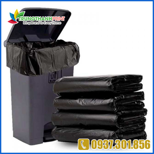 Hình ảnh một số mẫu bịch đựng rác công nghiệp với kích thước lớn và độ bền cao