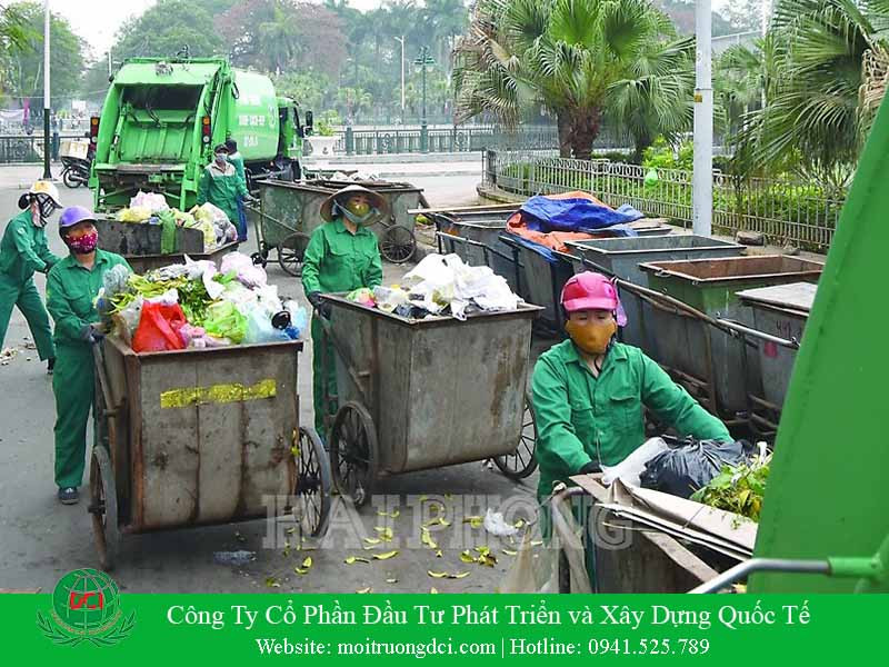 Hoạt động xử lý rác thải sinh hoạt của Công ty Môi trường Thiên Hà, góp phần bảo vệ môi trường đô thị