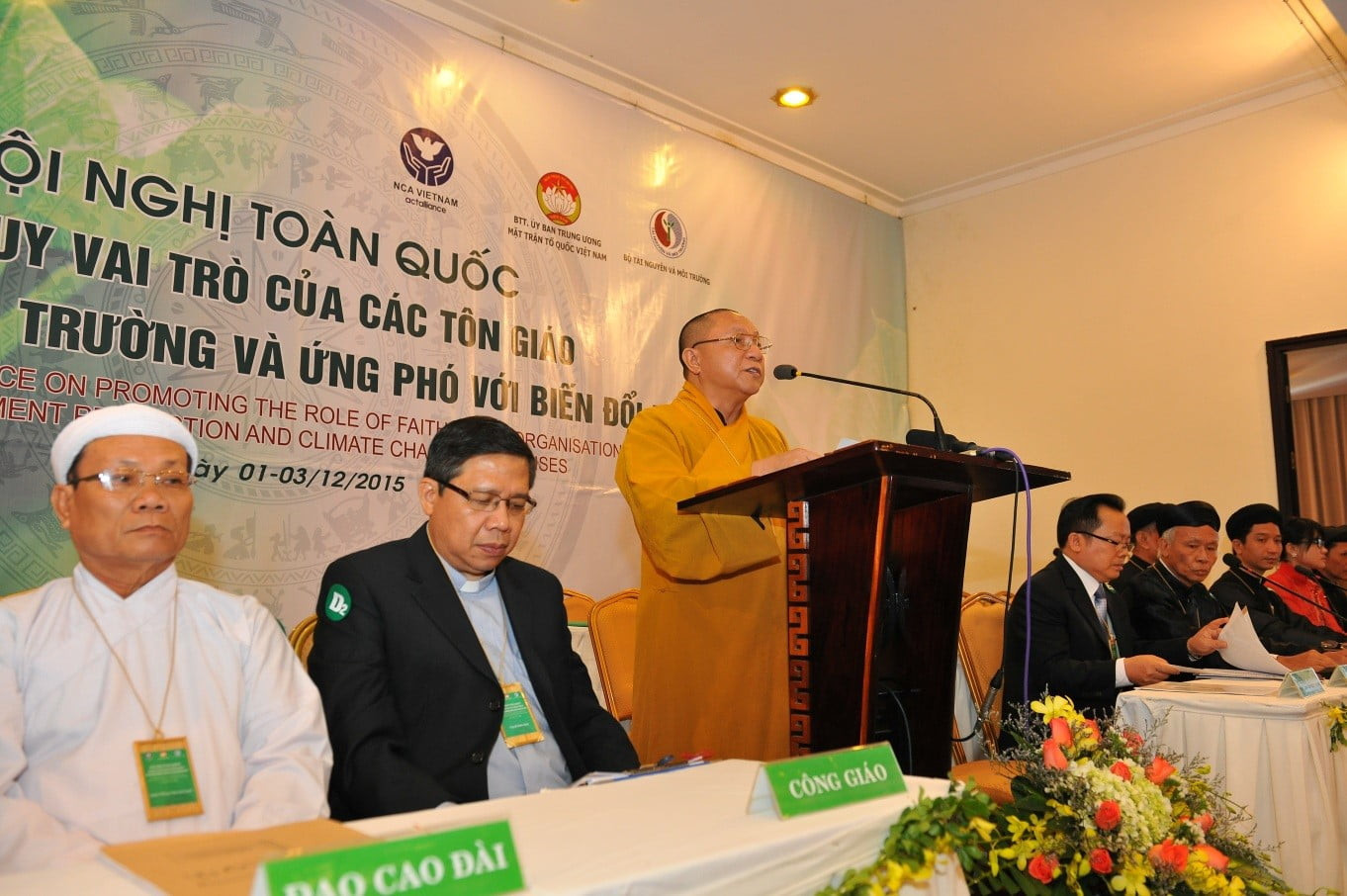 Hội nghị phát huy vai trò của tôn giáo trong bảo vệ môi trường và ứng phó biến đổi khí hậu, nhấn mạnh tầm quan trọng của việc bảo vệ môi trường