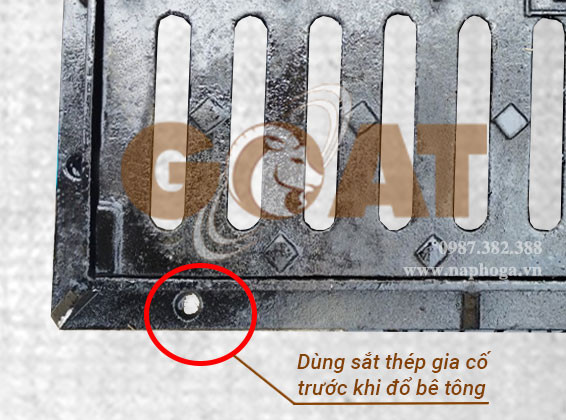 Hướng dẫn lắp đặt song chắn rác gang GOAT