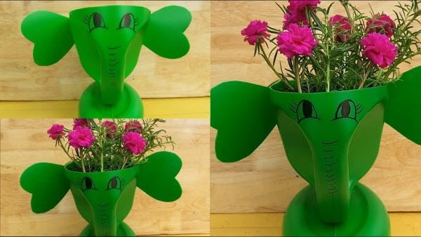 Hướng dẫn tái chế chai nhựa tạo hình con voi đáng yêu, góp phần giảm rác thải