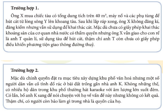 Khai thác cát trái phép và xả rác bừa bãi, những hành vi vi phạm bài bảo vệ môi trường và tài nguyên thiên nhiên.