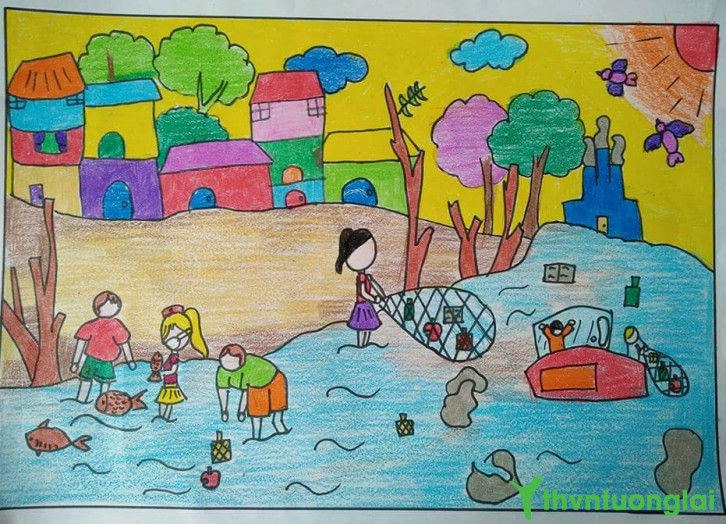 Khám phá 321+ vẽ đề tài môi trường siêu đỉnh - thtantai2.edu.vn