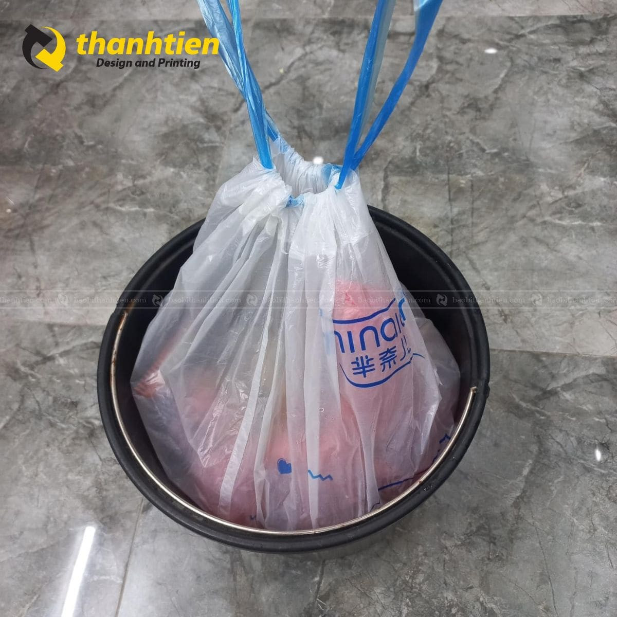 Kho hàng túi đựng rác có dây rút số lượng lớn