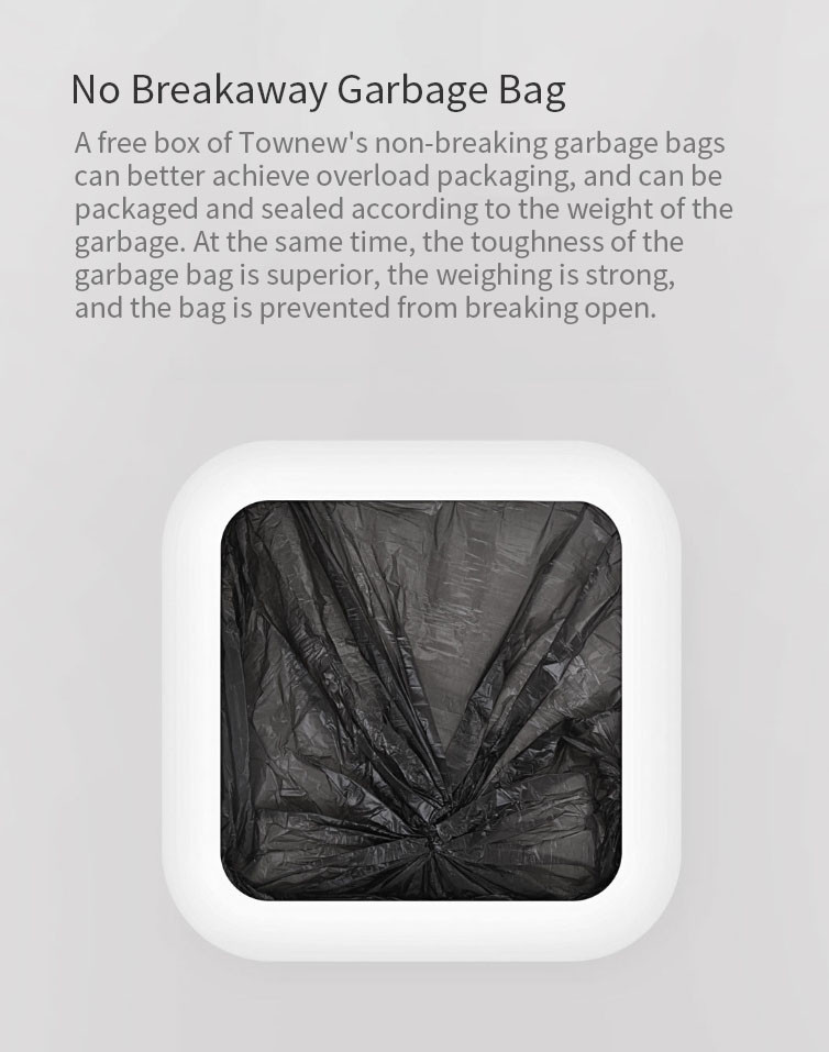 Kích thước chi tiết của thùng rác thông minh Xiaomi Townew T1