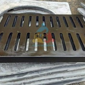 Lưới chắn rác gang cầu hình vuông kích thước 500x500mm