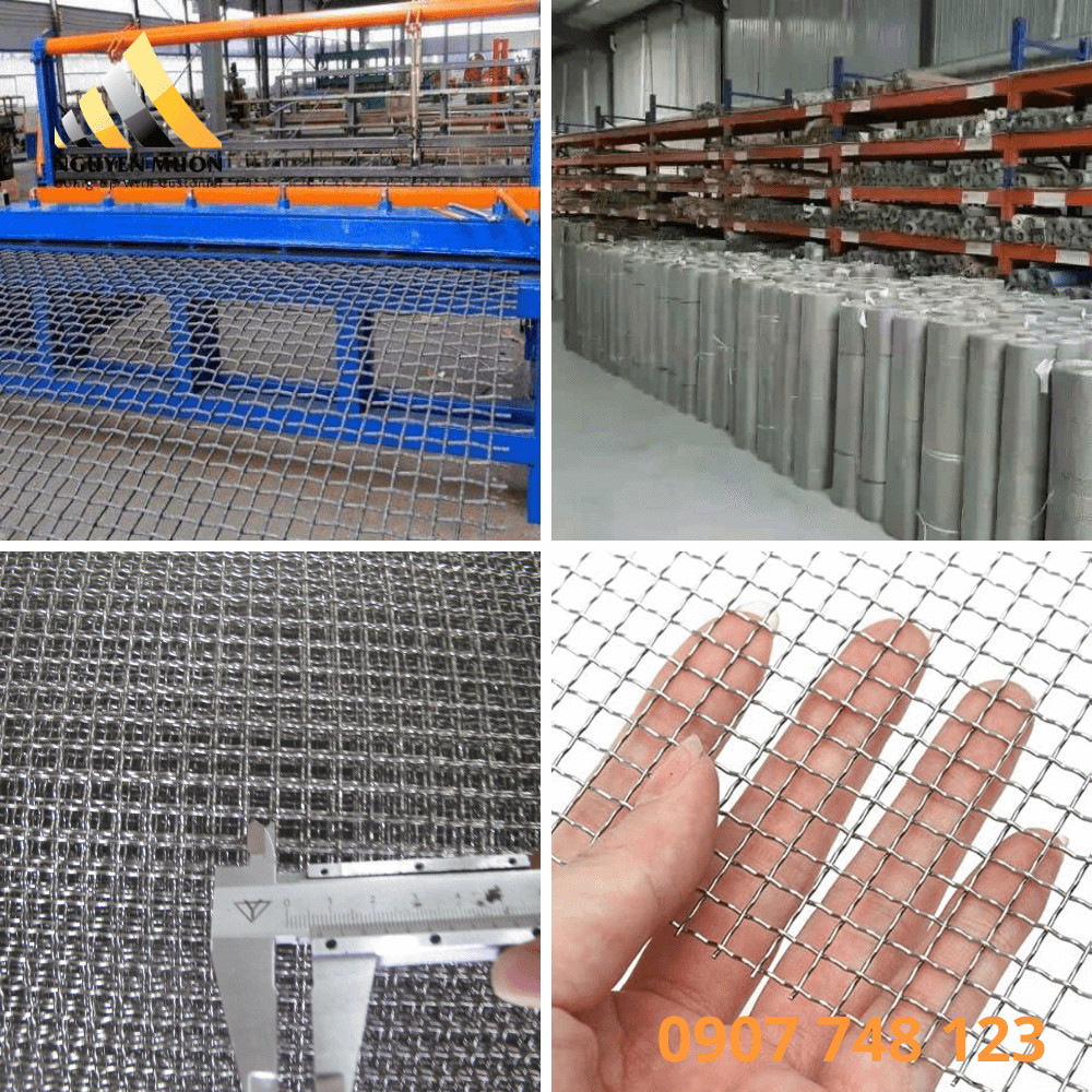 Lưới chắn rác inox cuộn dùng trong các hệ thống lọc sơ bộ