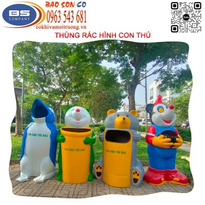 Mẫu thùng rác hình con thú ngộ nghĩnh, nguồn cảm hứng để sáng tạo cách vẽ rác thân thiện cho trẻ em