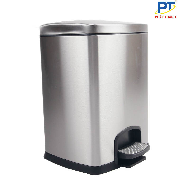 Mẫu thùng rác inox đạp chân sang trọng và tiện dụng