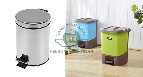 Mẫu thùng rác nhà vệ sinh dung tích nhỏ gọn cho gia đình