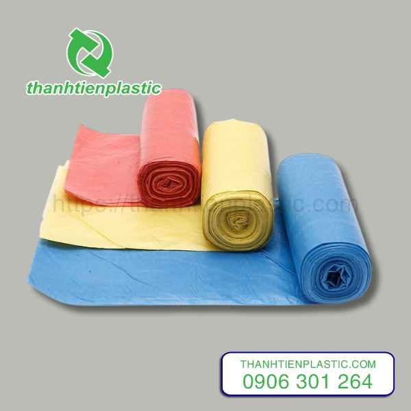 Mẫu túi đựng rác cuộn 3 màu tiện lợi cho việc phân loại rác thải sinh hoạt