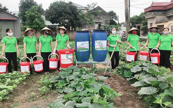 Mô hình phân loại, thu gom, xử lý rác thải bằng men vi sinh