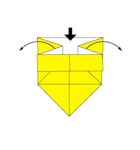 Nhẹ nhàng mở rộng thùng rác theo hướng mũi tên.