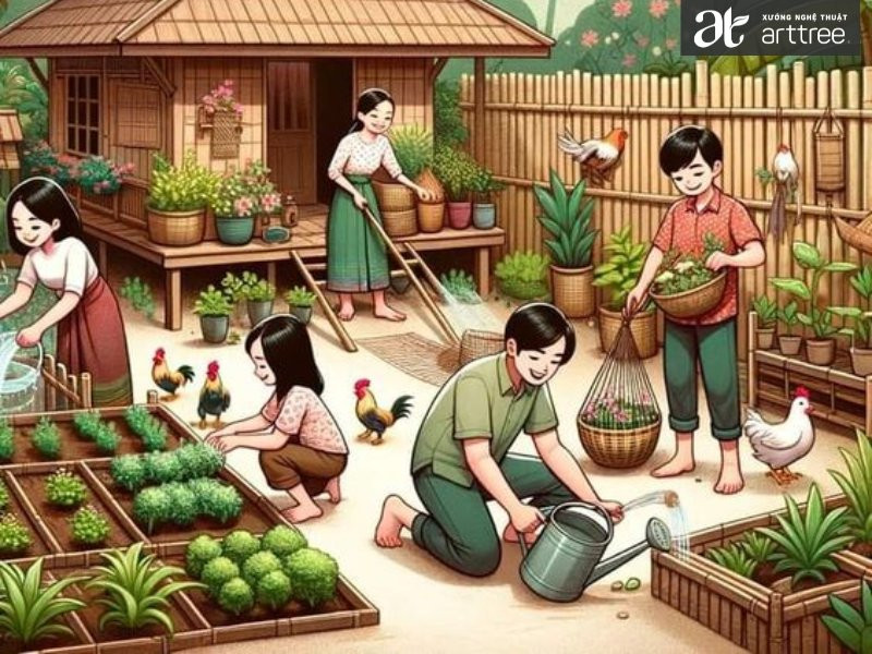Những tác phẩm tranh vẽ học sinh bảo vệ môi trường đầy sáng tạo và ý nghĩa