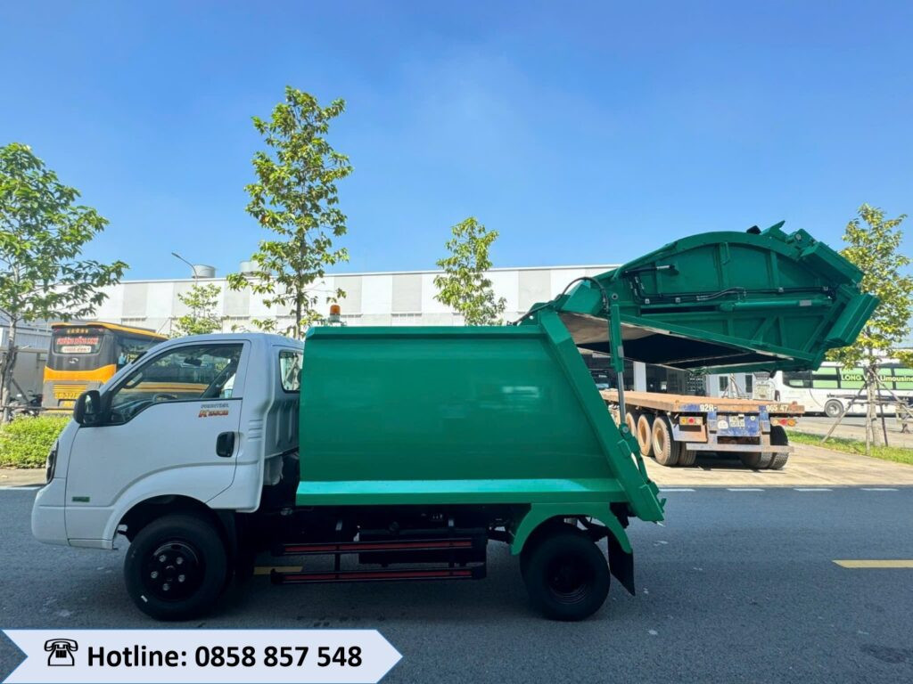 Nội thất xe cuốn ép rác Thaco Kia K250B