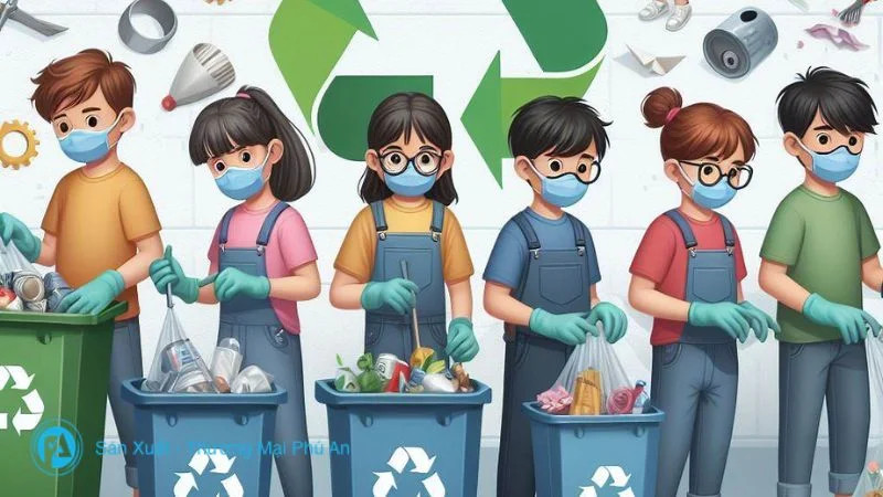 Phân loại rác thải nhựa theo chủng loại và màu sắc